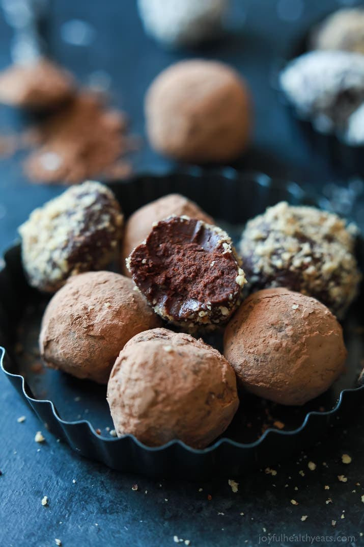 Chocolate Truffle Desserts
 Decadent Healthy Chocolate Truffles