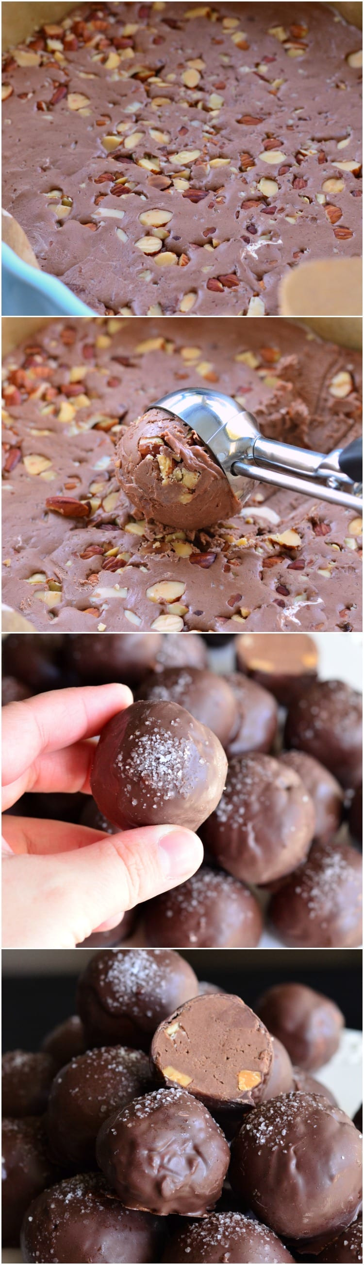 Chocolate Truffle Desserts
 Salted Almond Fudge Truffles Will Cook For Smiles