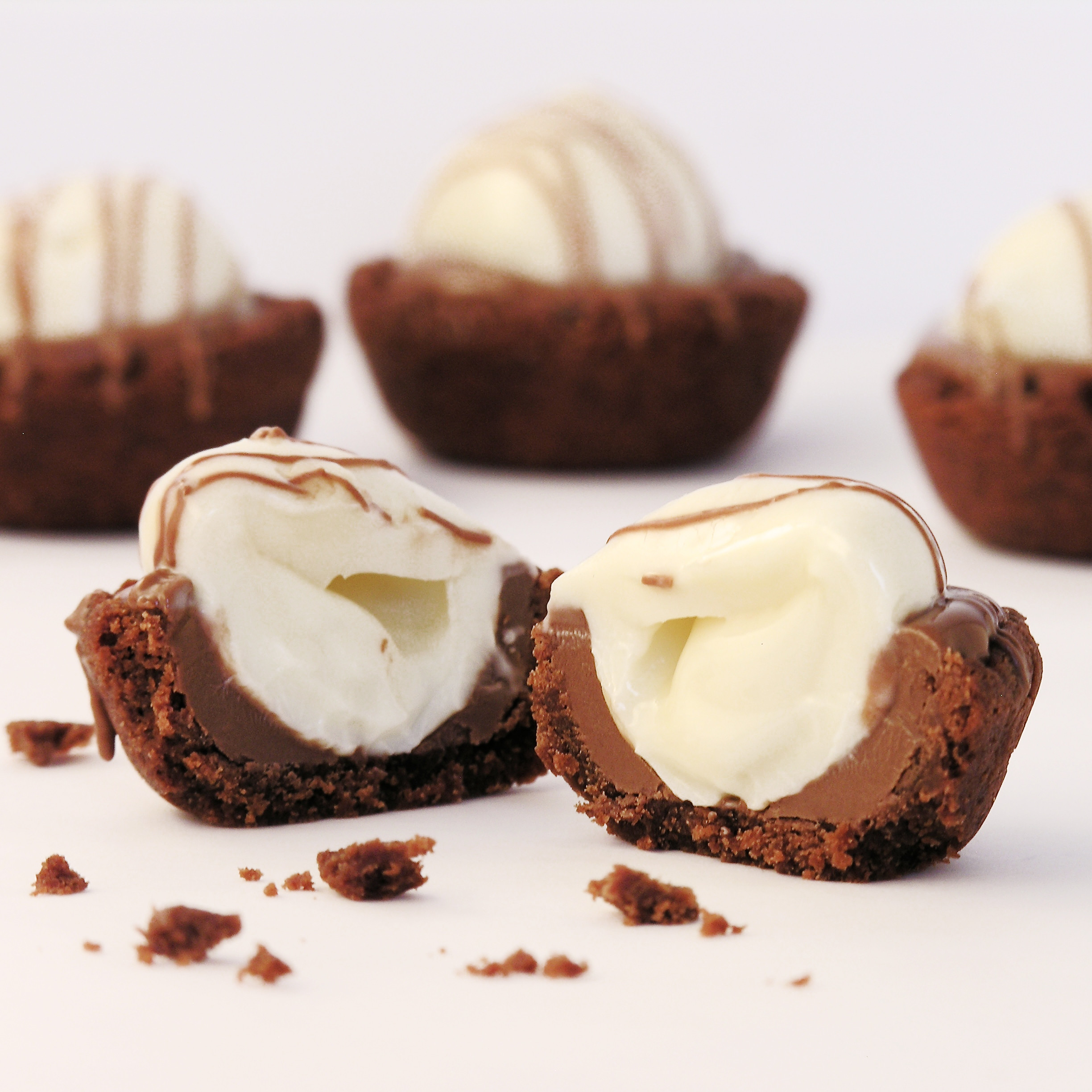 Chocolate Truffle Desserts
 Triple Chocolate Truffle Cups