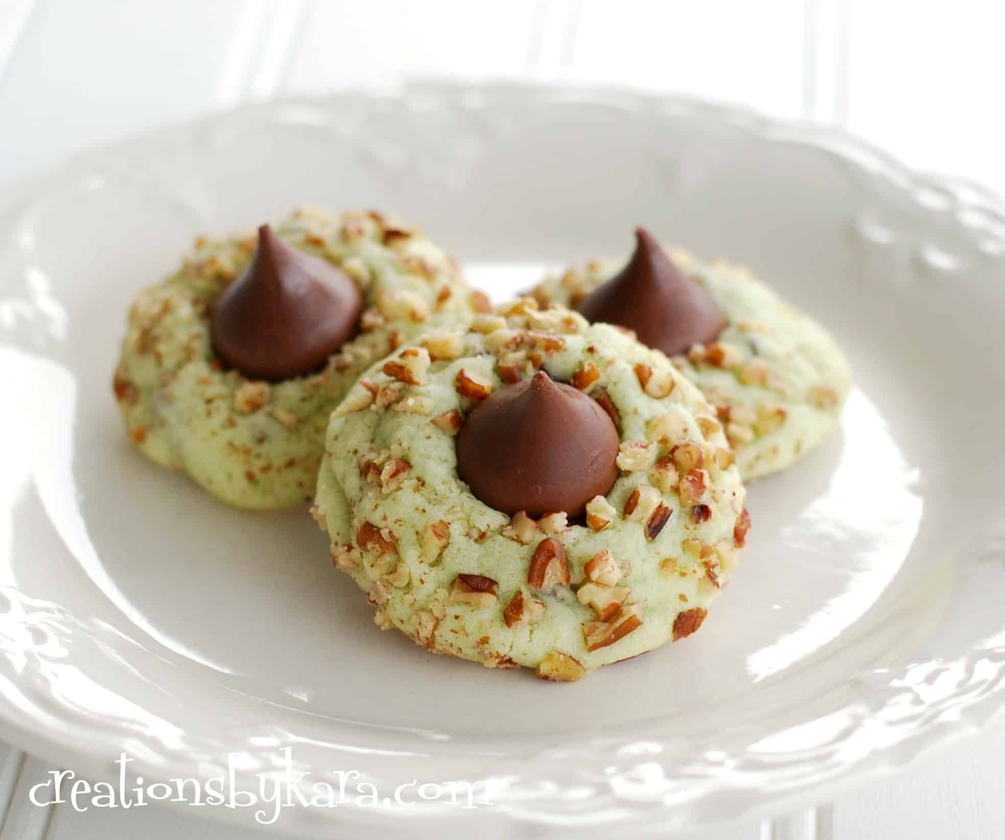 Christmas Cookies Recipe
 Pistachio kiss cookies