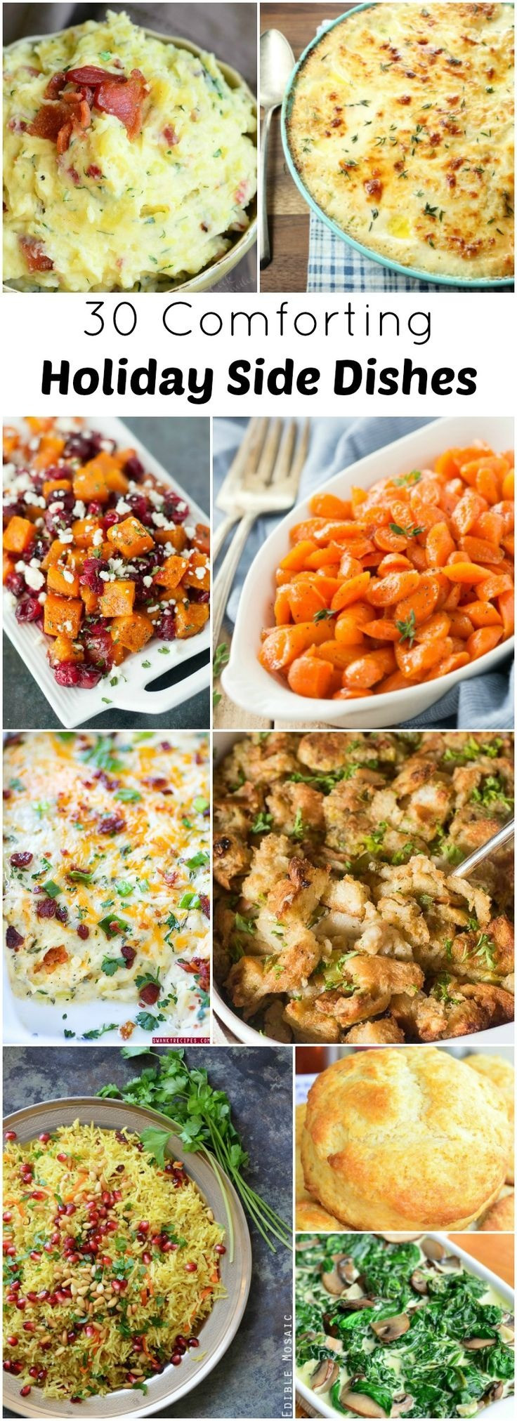 Christmas Dinner Sides
 Holiday Dinner Ideas