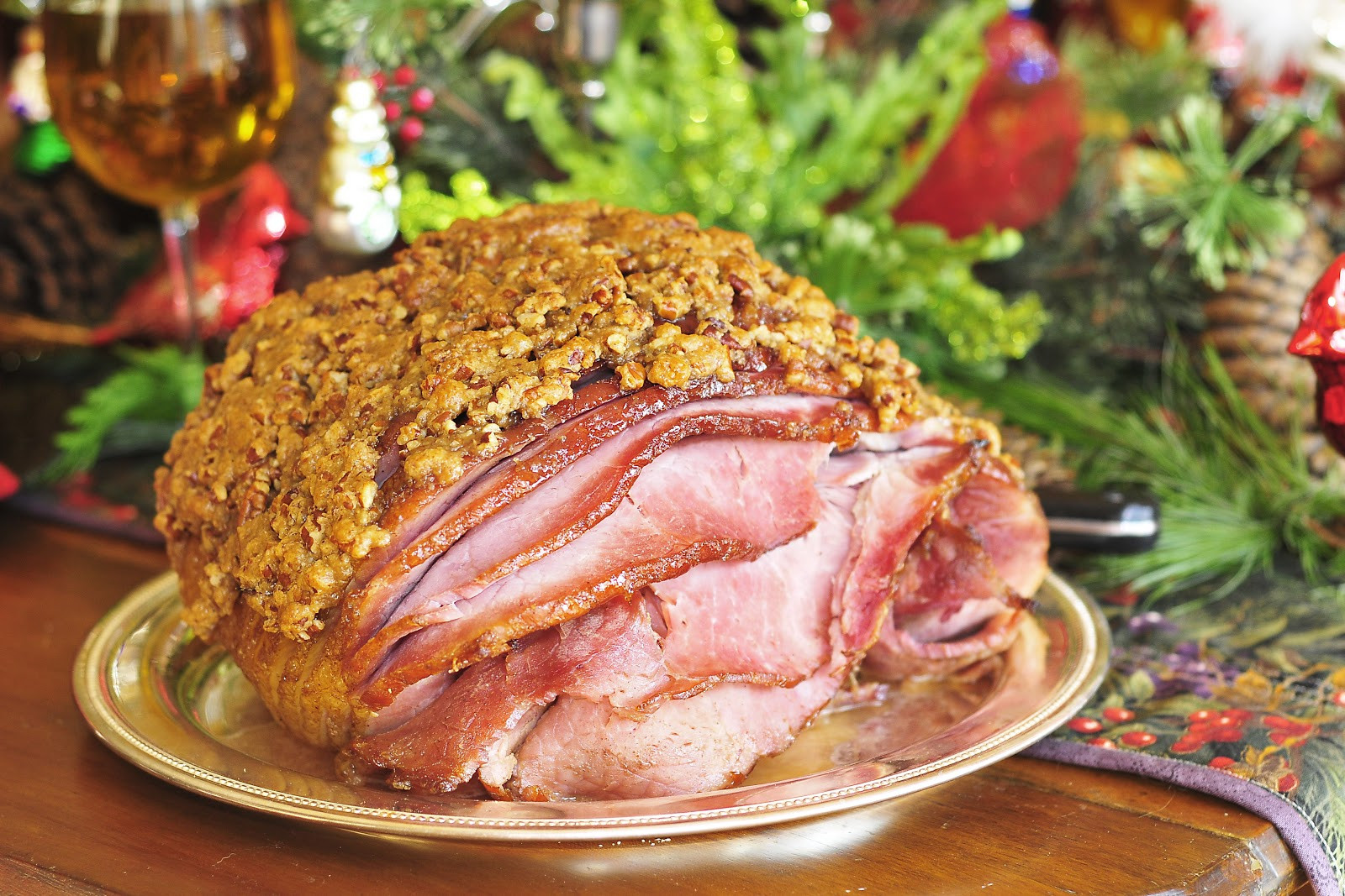 Christmas Ham Recipes
 Simply Gourmet 240 Hot Buttered Rum and Pecan Encrusted