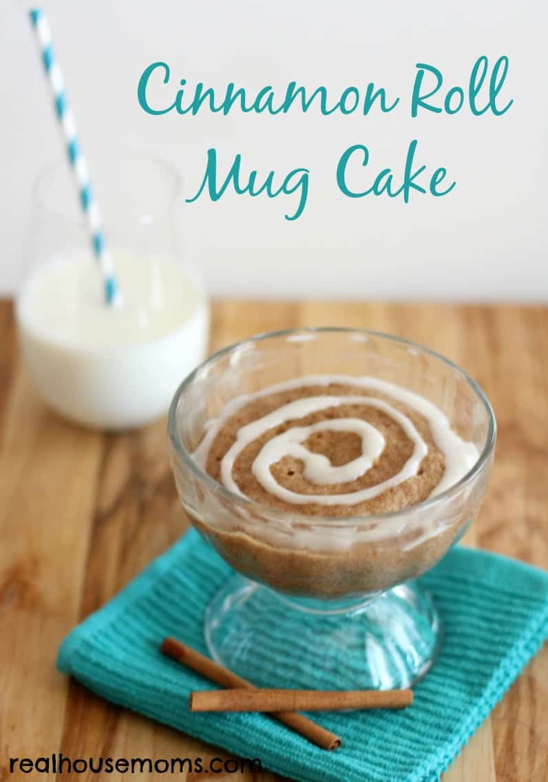 Cinnamon Mug Cake
 Cinnamon Roll Mug Cake