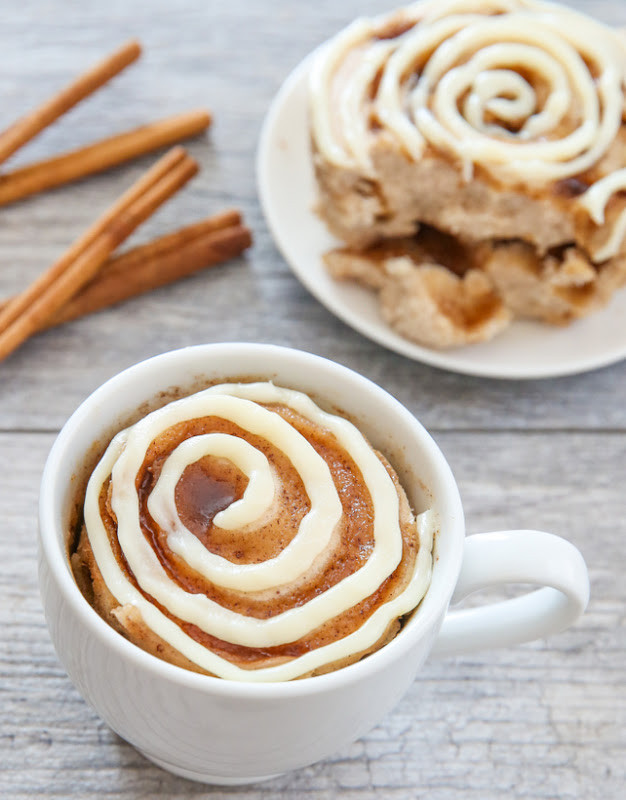 Cinnamon Mug Cake
 Cinnamon Roll Mug Cake Kirbie s Cravings