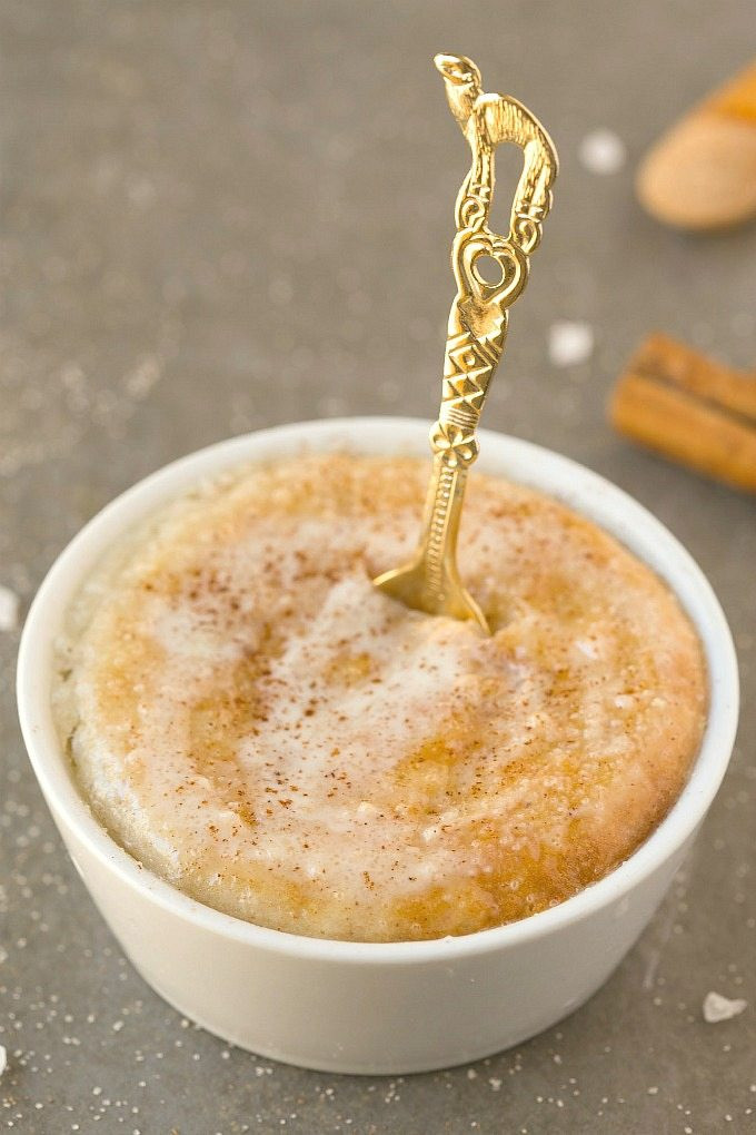 Cinnamon Mug Cake
 Healthy 1 Minute Low Carb Cinnamon Roll Mug Cake