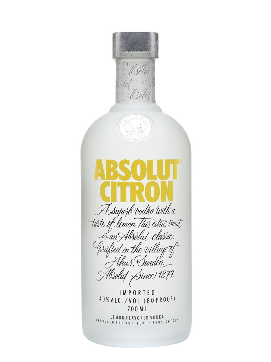 Citrus Vodka Drinks
 Absolut Citron Vodka Buy from World s Best Drinks Shop