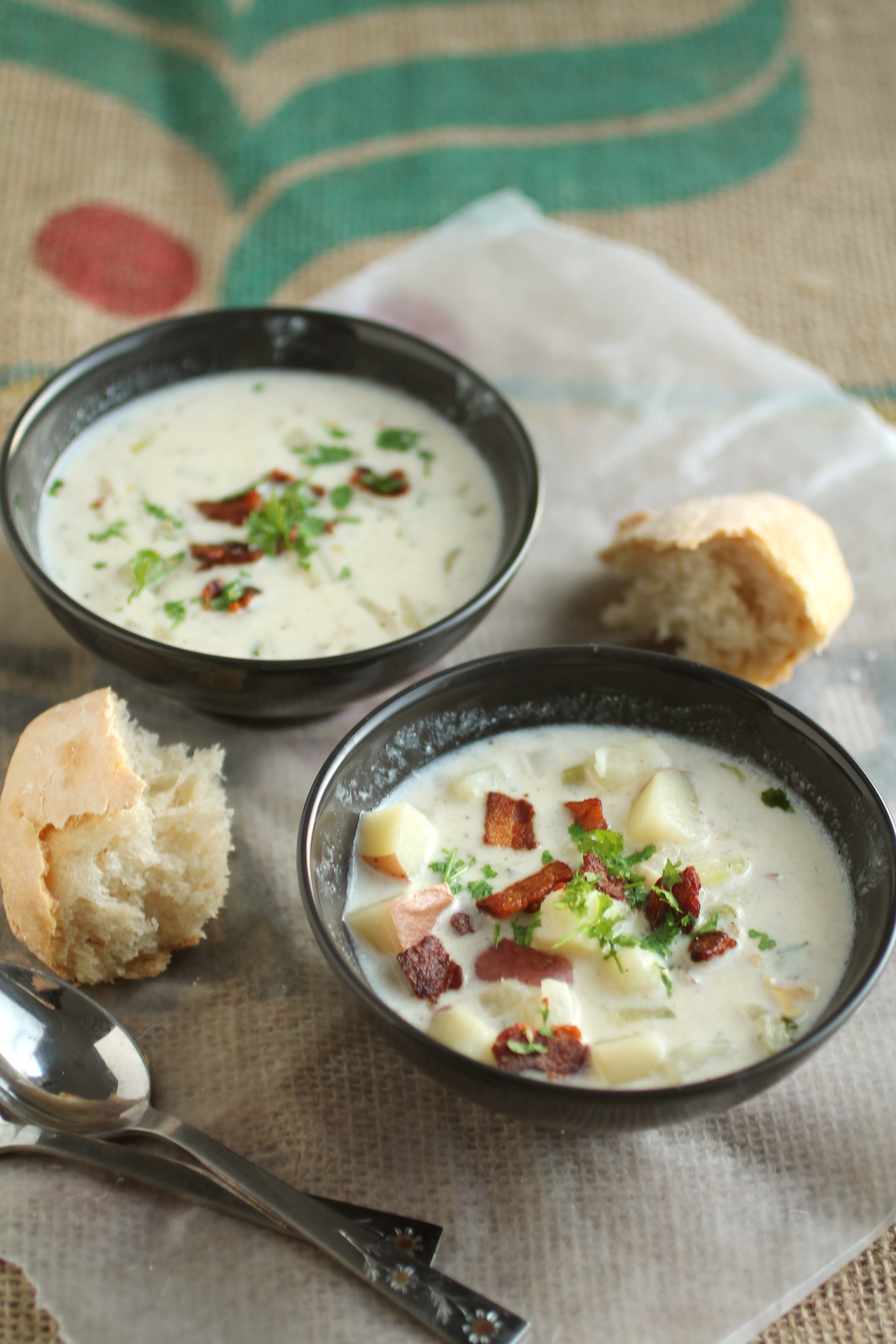 Clam Chowder Soup
 New England Clam Chowder