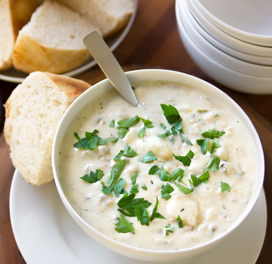 Clam Chowder Soup
 Classic Clam Chowder Recipe