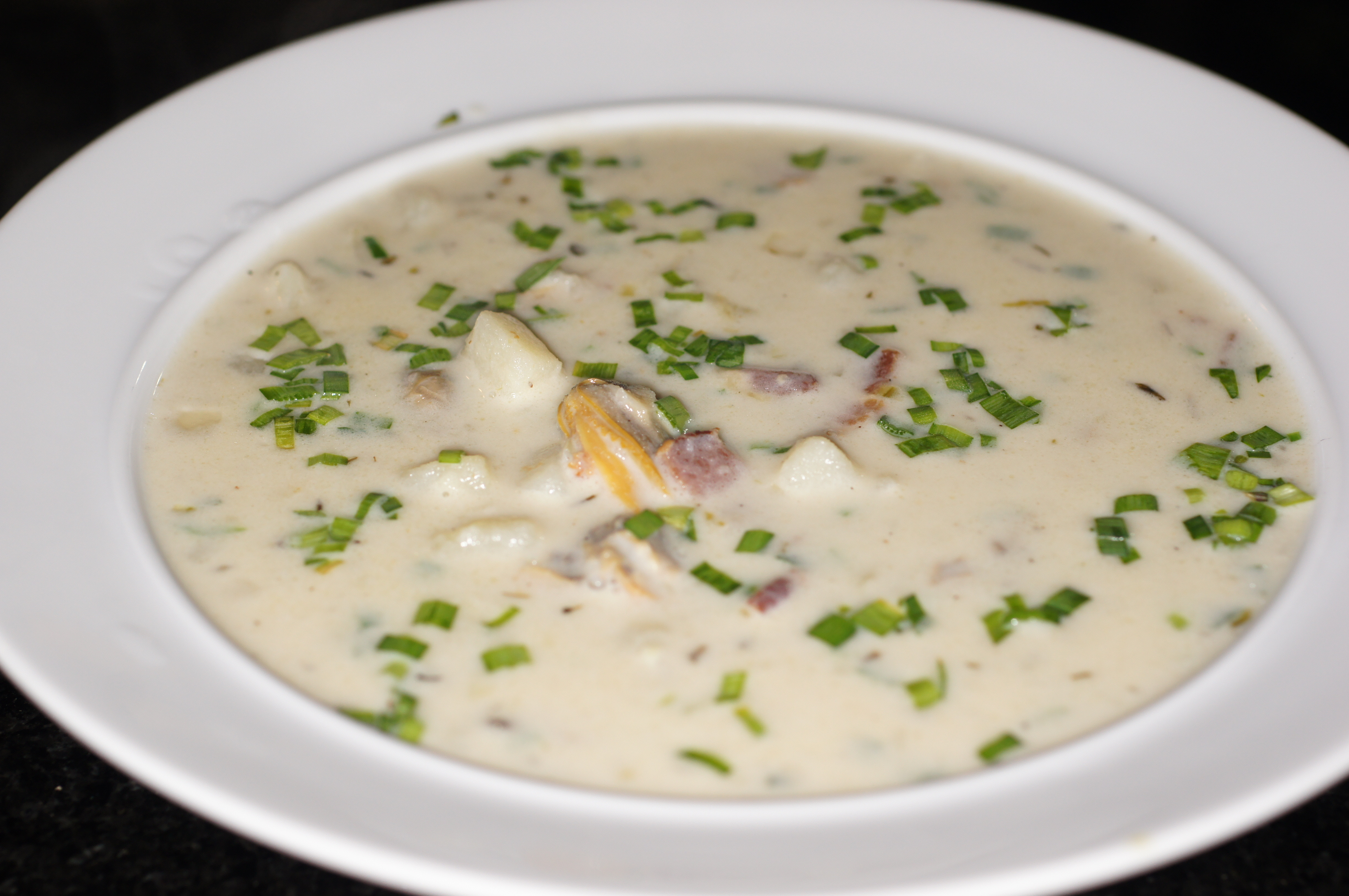 Clam Chowder Soup
 New England Clam Chowder