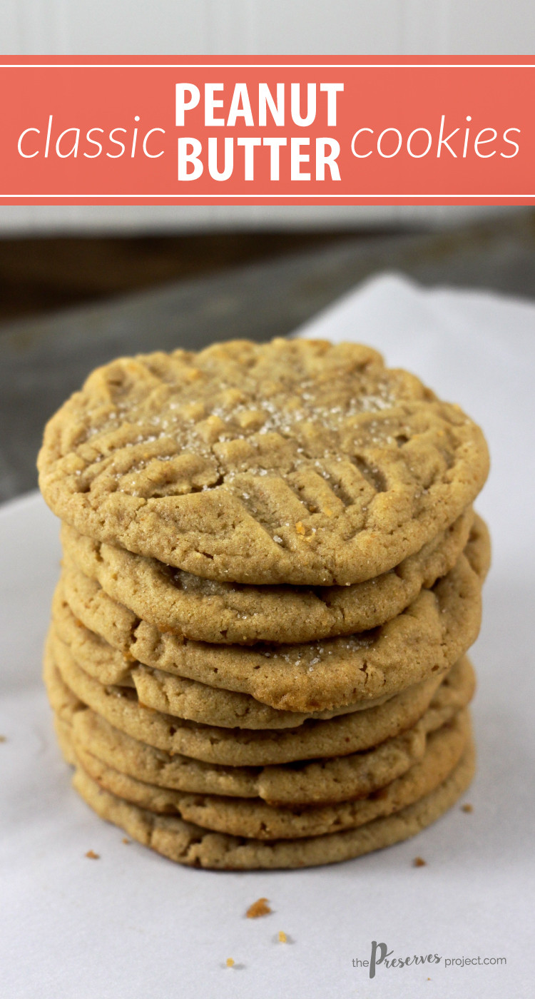 Classic Peanut Butter Cookies
 Classic Peanut Butter Cookies The Preserves Project