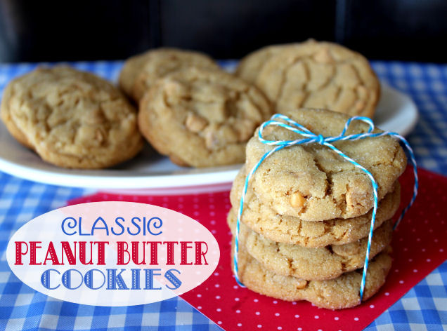 Classic Peanut Butter Cookies
 Classic Peanut Butter Cookies