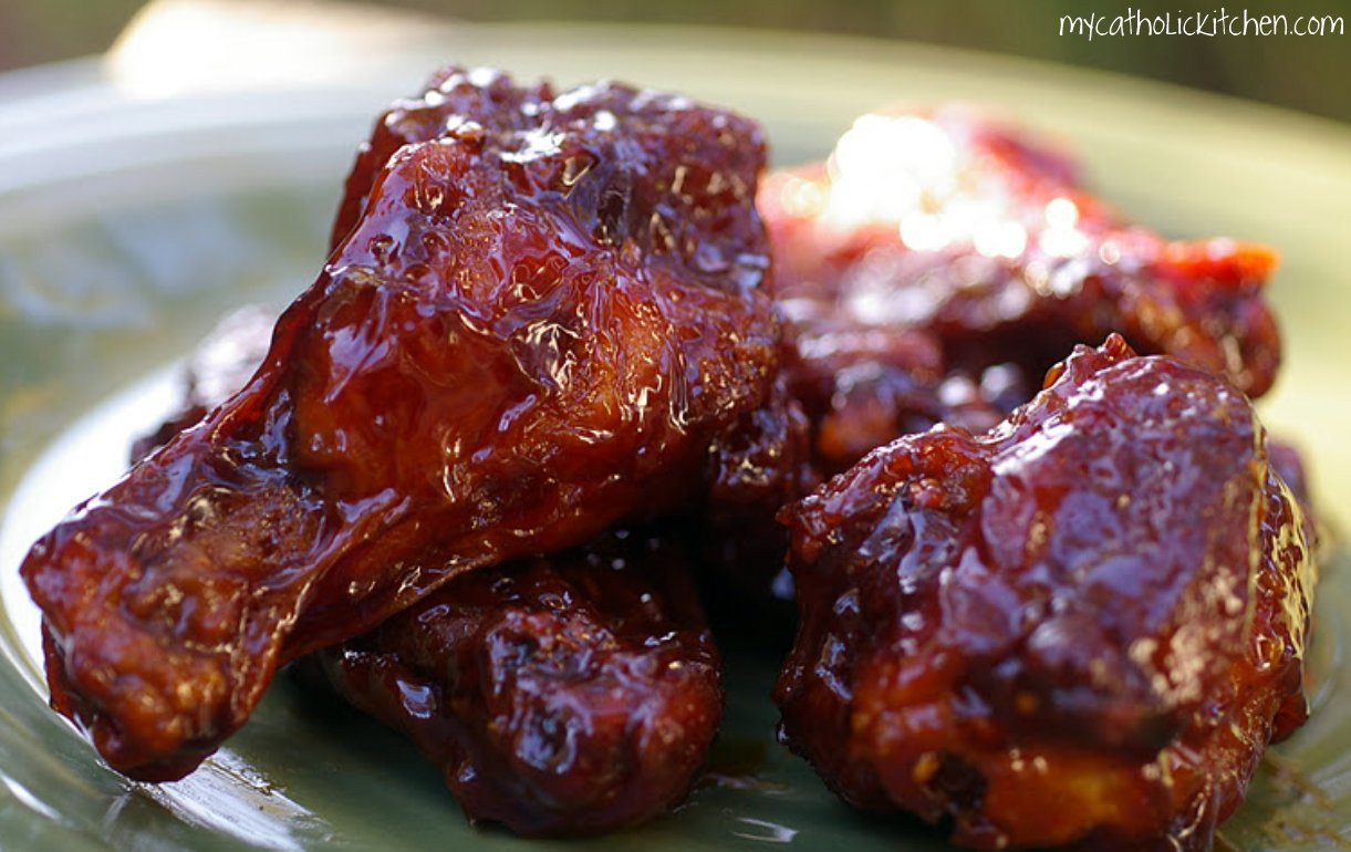 Coca Cola Chicken Wings
 I thought I would try and fit in a few appetizer posts