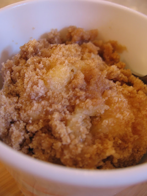 Coffee Mug Cake
 cookin up north Microwave Coffee Cake in a Mug