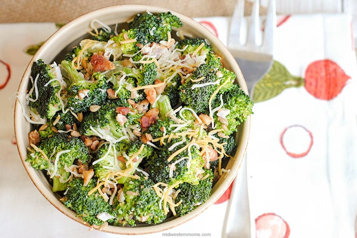 Cold Broccoli Salad
 Delicious Broccoli Salad With Cheese Recipe