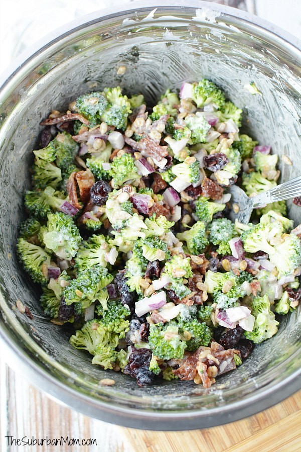 Cold Broccoli Salad
 Cold Broccoli Salad Recipe With Bacon The Suburban Mom