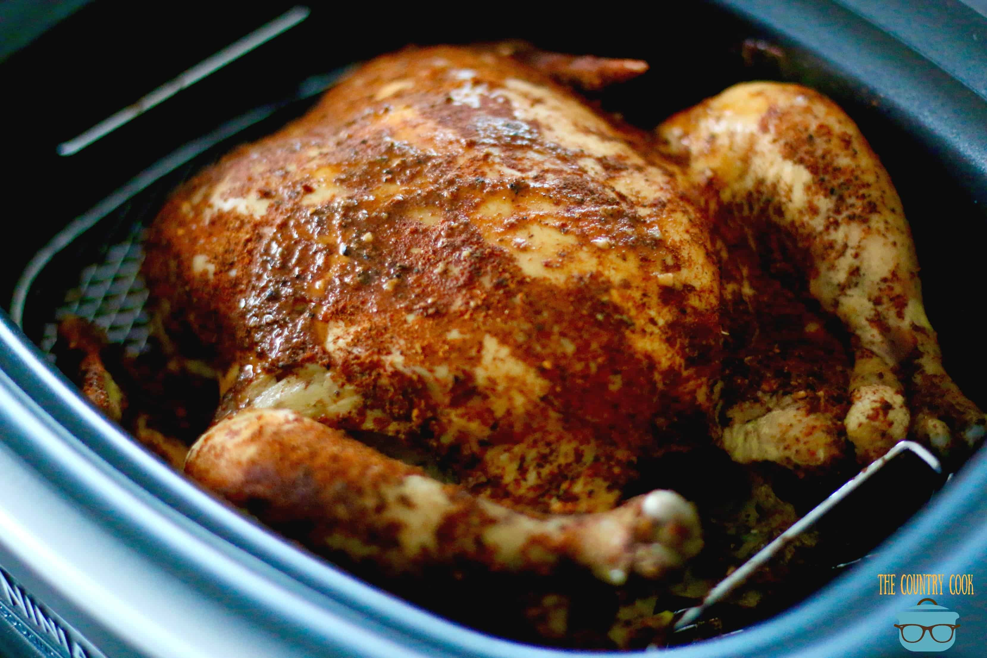 Cook Whole Chicken In Crock Pot
 Crock Pot Whole BBQ Chicken The Country Cook slow cooker