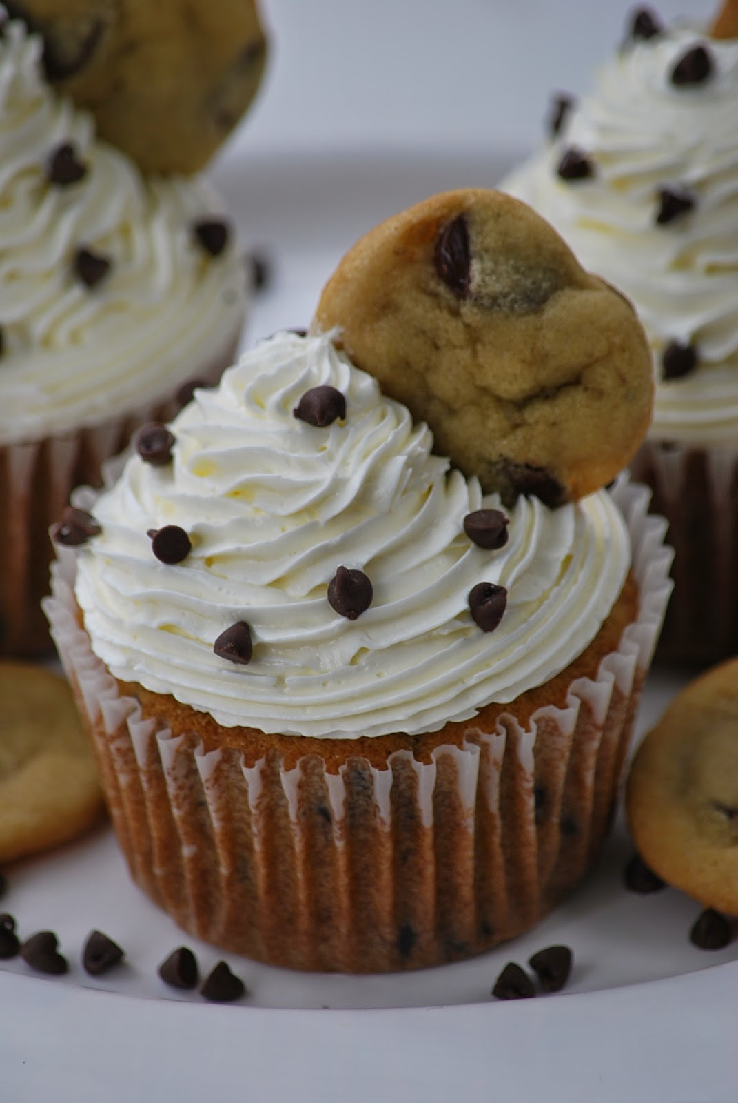 Cookie Dough Cupcakes
 My story in recipes Chocolate Chip Cookie Dough Cupcakes