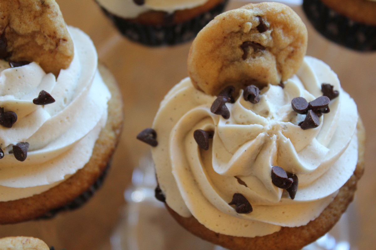 Cookie Dough Cupcakes
 Chocolate Chip Cookie Dough Cupcakes – There Goes the Cupcake…