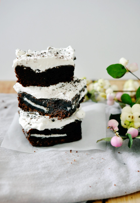 Cookies And Cream Brownies
 Butternut Squash & Pear Soup with Rosemary Croutons