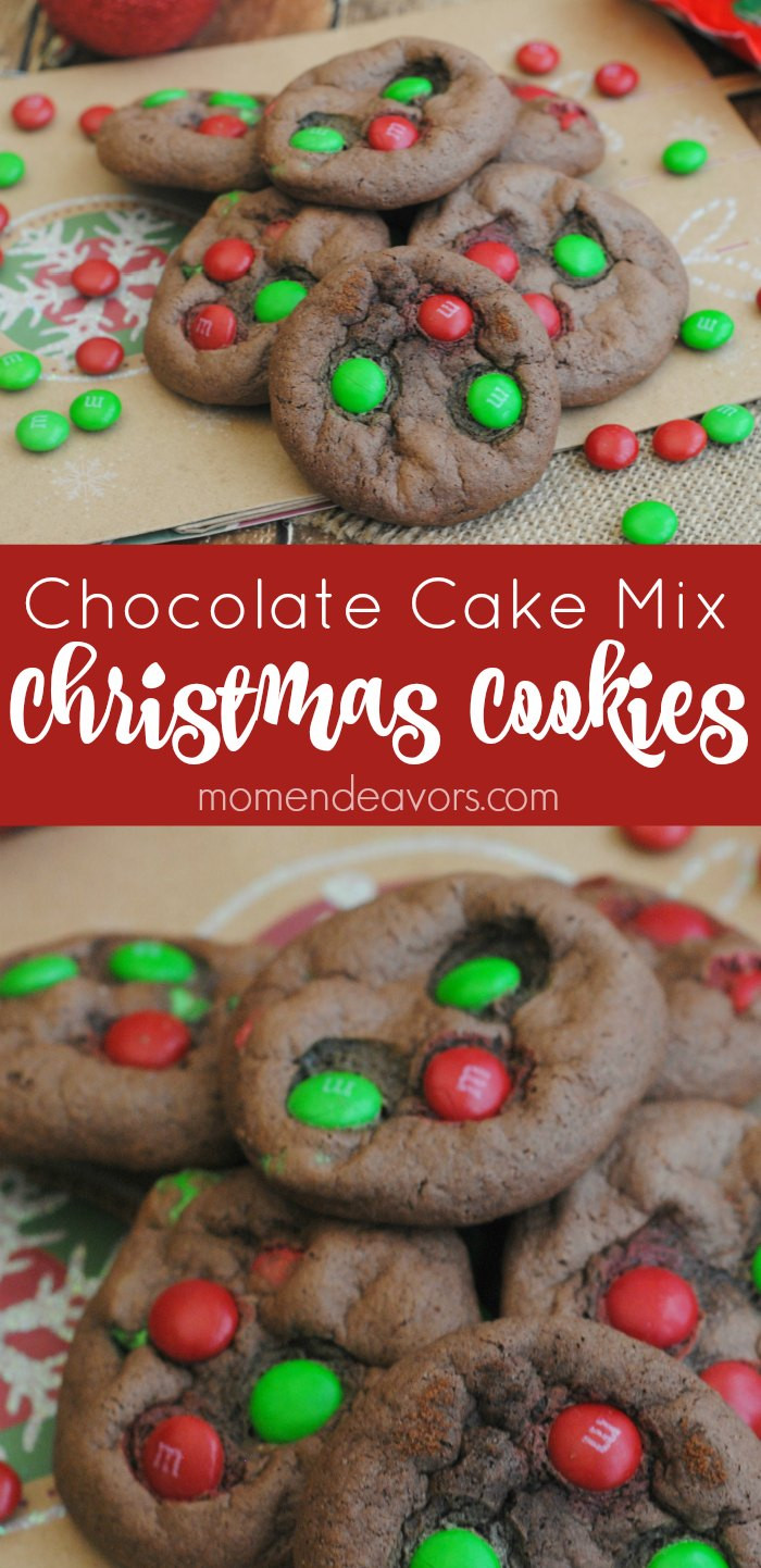 Cookies With Cake Mix
 Chocolate Cake Mix Christmas Cookies