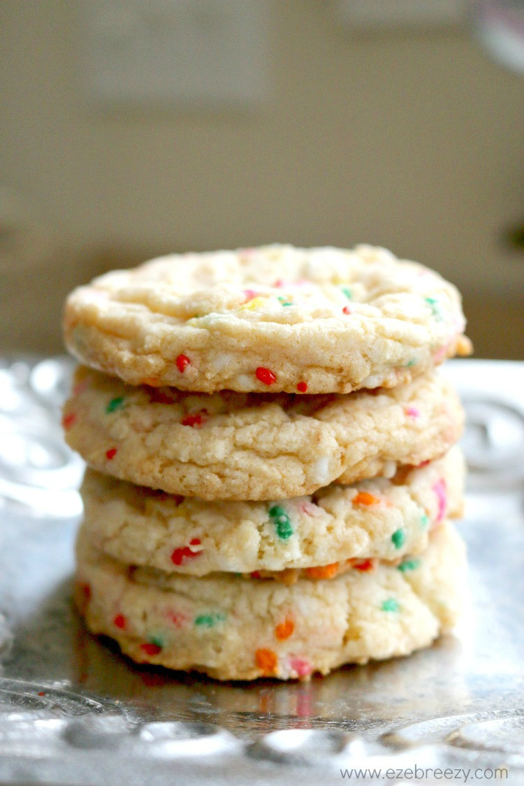 Cookies With Cake Mix
 Sprinkle Cake Mix Cookies