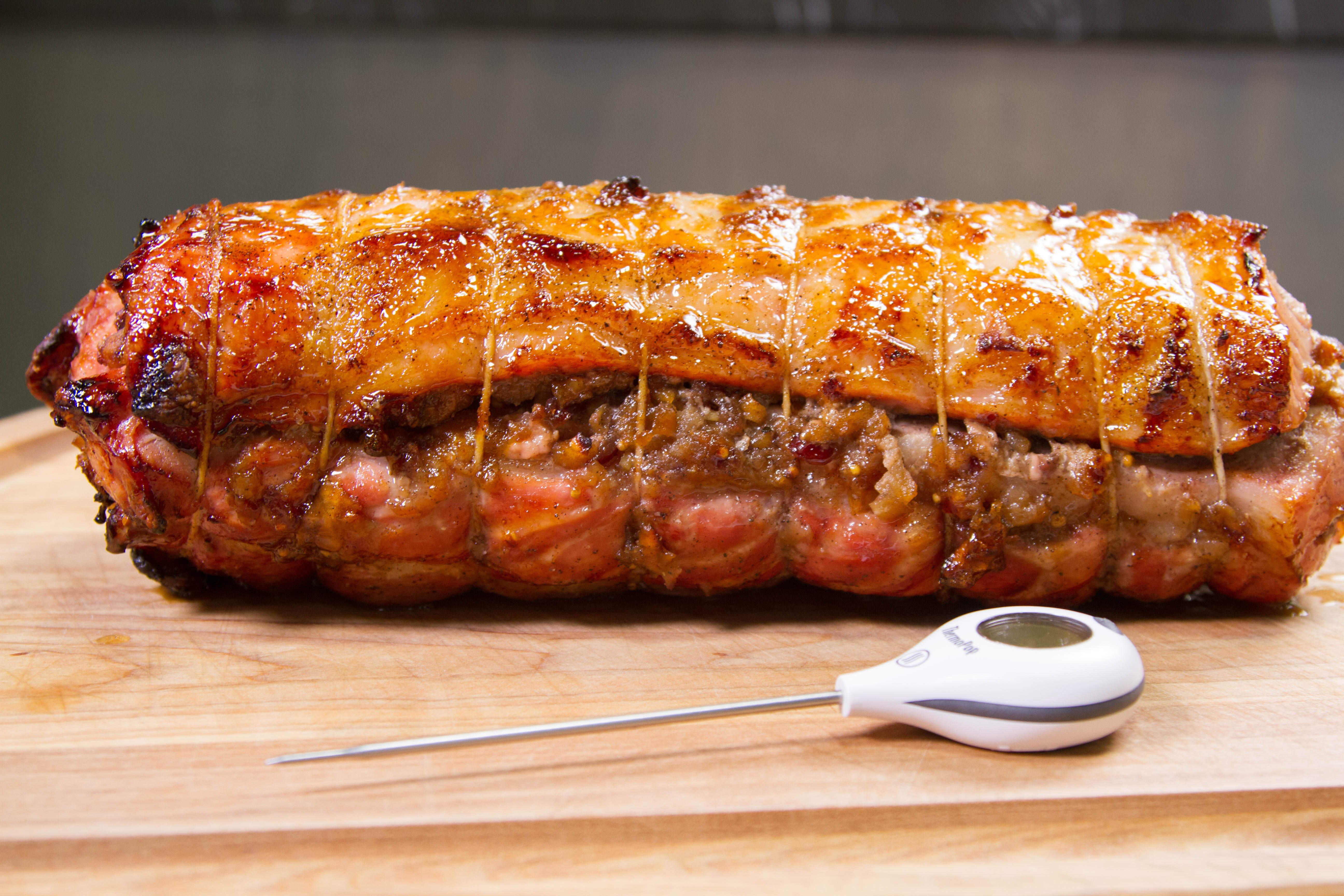 Cooking Pork Loin Roast
 Indirect Heat Grill Roasted Sweet Stuffed Pork Loin