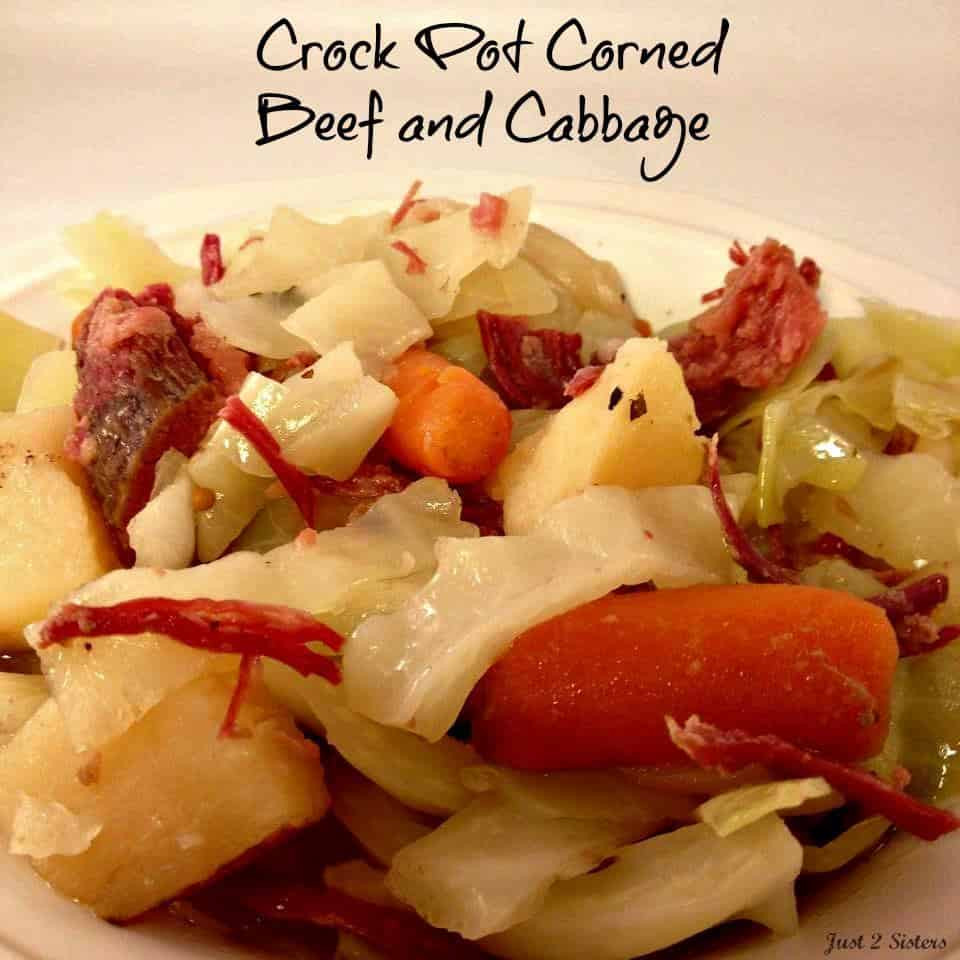 Corn Beef And Cabbage In Crock Pot
 Crock Pot Corned Beef and Cabbage Just 2 Sisters