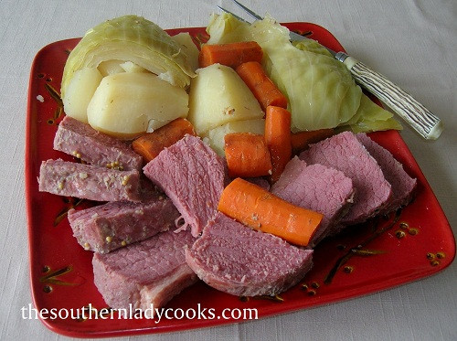 Corn Beef And Cabbage In Crock Pot
 CROCKPOT CORNED BEEF AND CABBAGE The Southern Lady Cooks