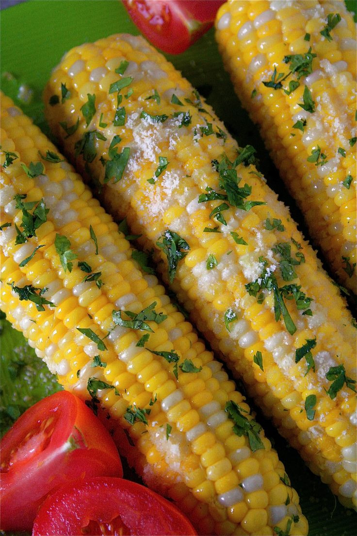 Corn On Grill
 Parmesan Garlic Grilled Corn Recipe — Dishmaps