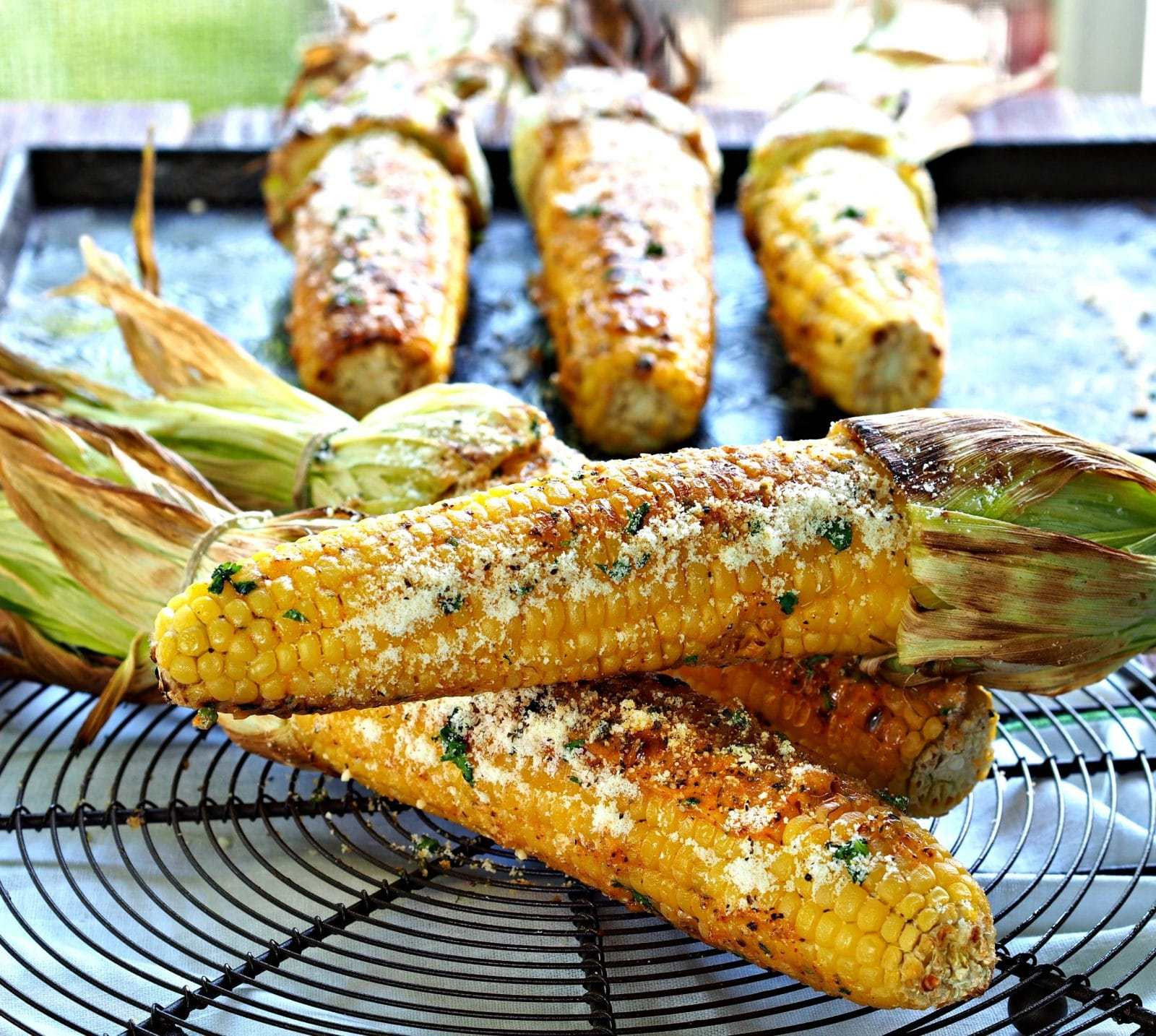 Corn On Grill
 Grilled Corn Simply Sated