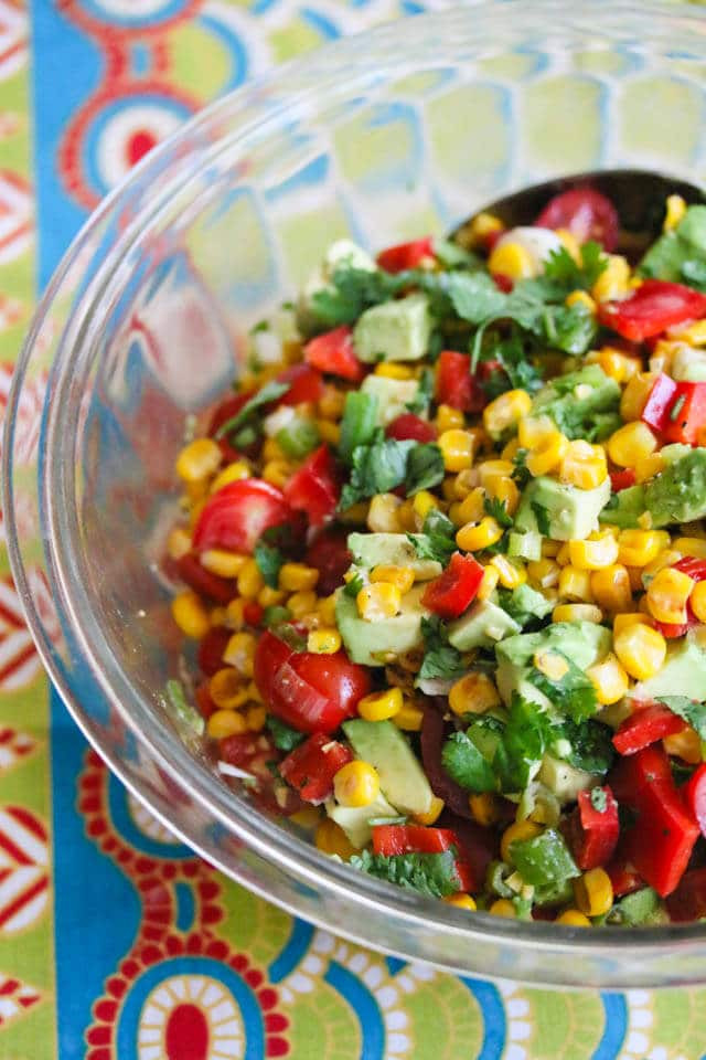 Corn Tomato Salad
 Corn Tomato Avocado Salsa Salad Recipe Jeanette s