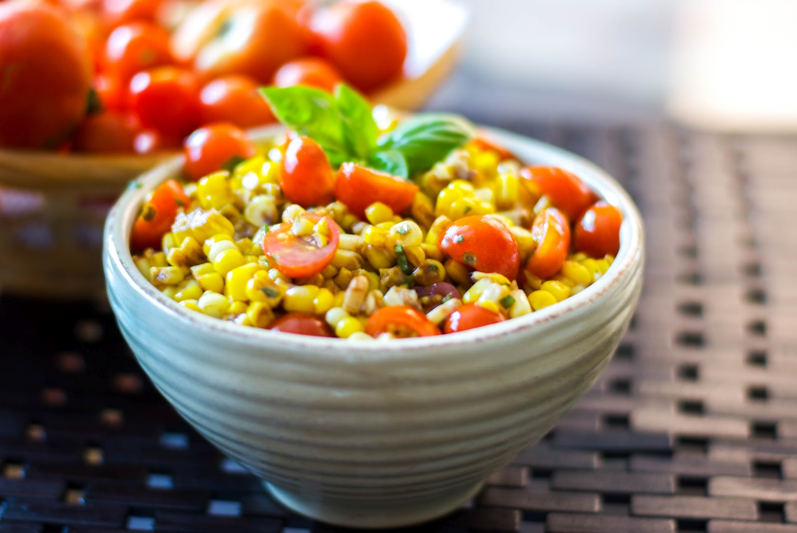 Corn Tomato Salad
 Corn & Tomato Salad Carrie’s Experimental Kitchen