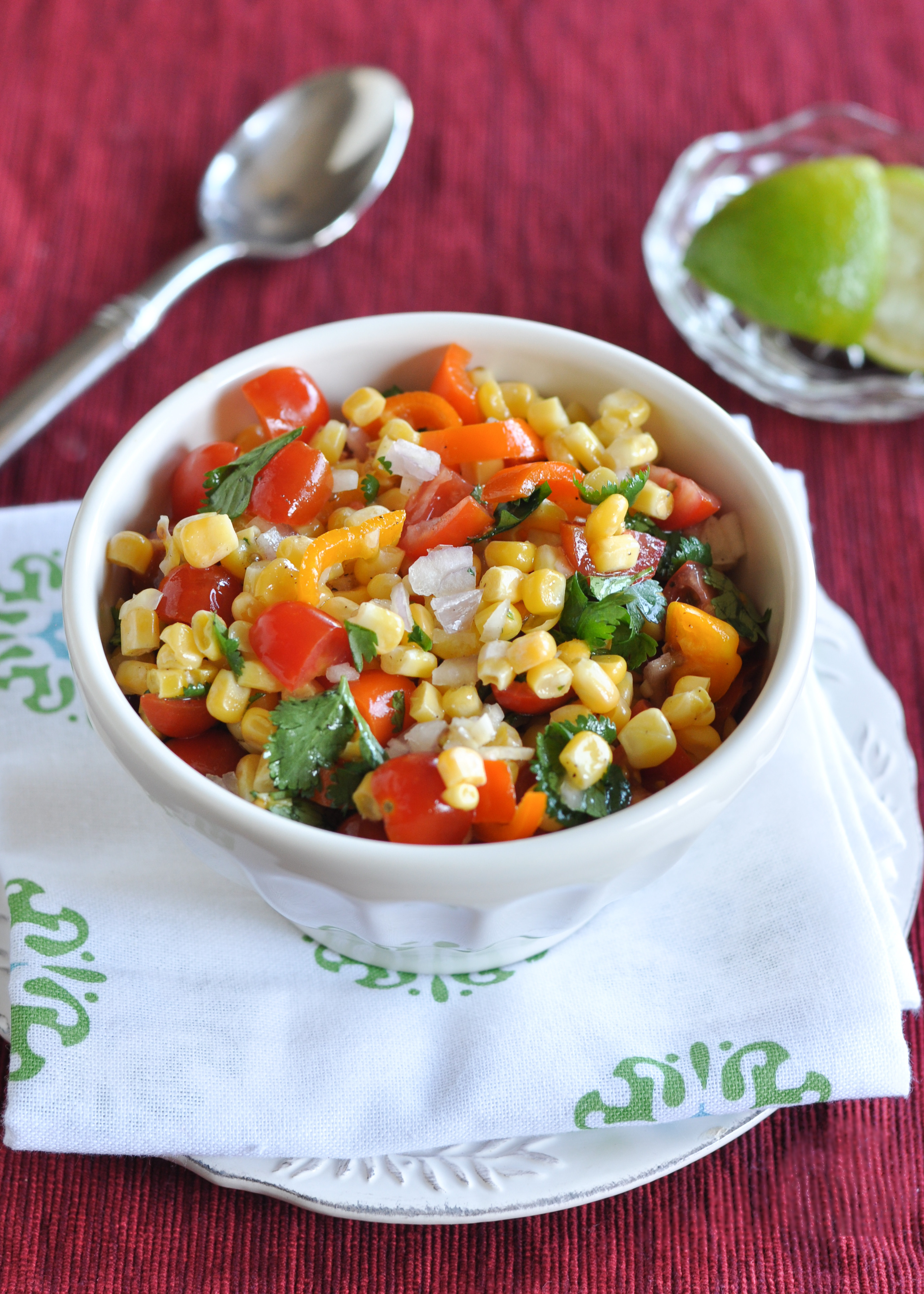 Corn Tomato Salad
 Corn and Tomato Salad