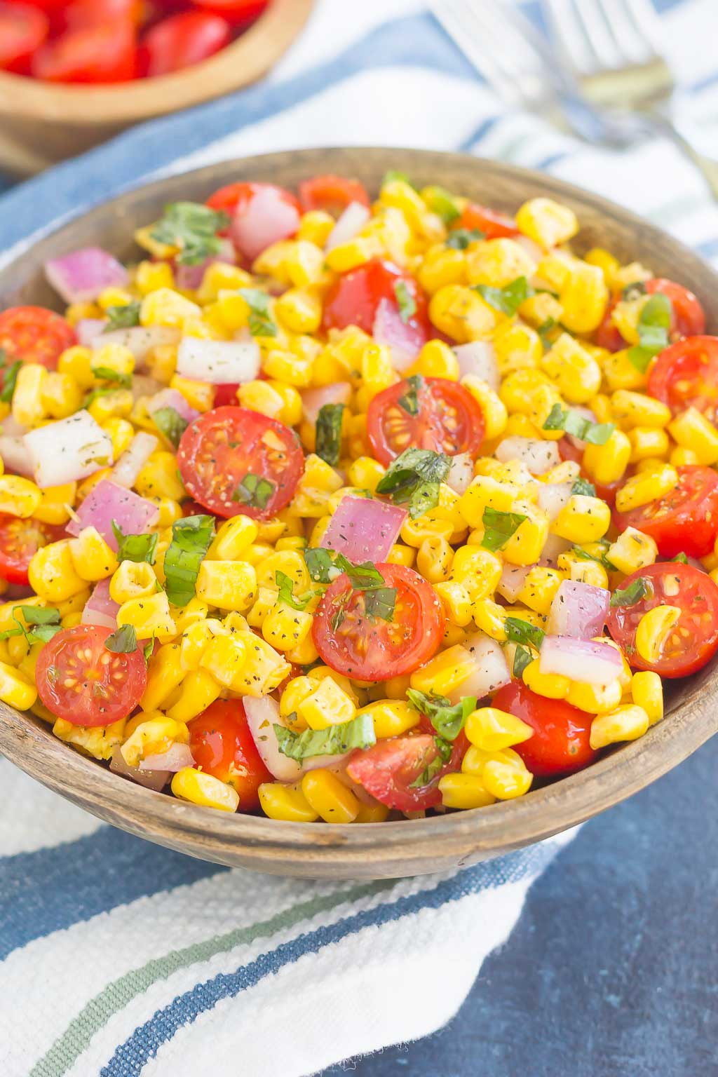 Corn Tomato Salad
 corn and tomato salad