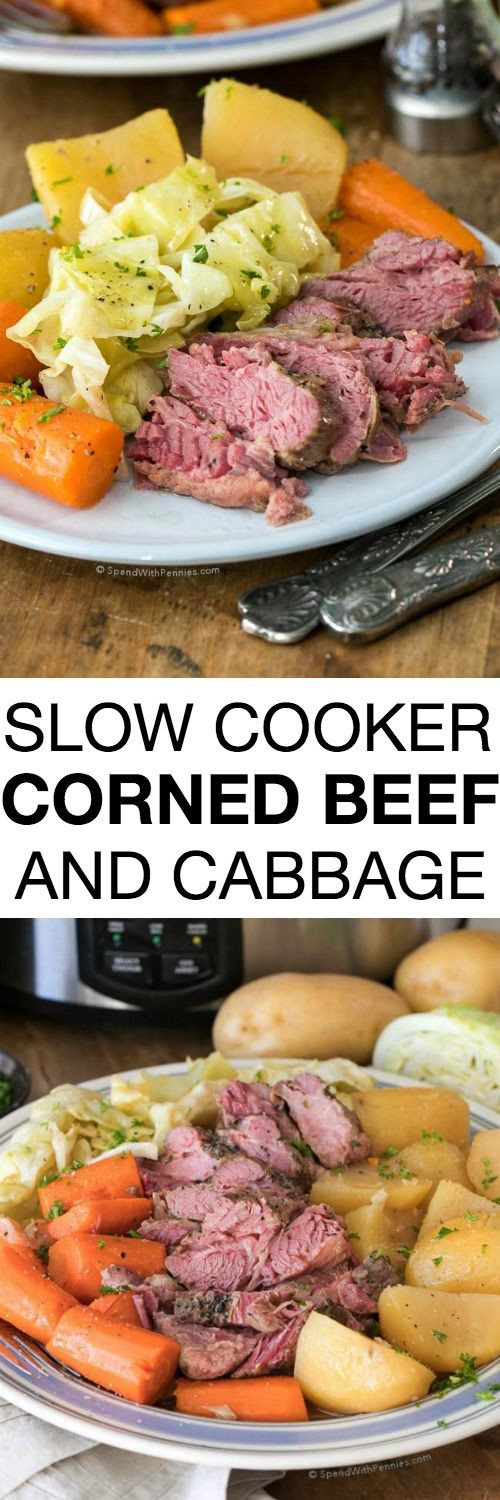 Corned Beef And Cabbage In Slow Cooker
 Slow Cooker Corned Beef And Cabbage Recipe — Dishmaps