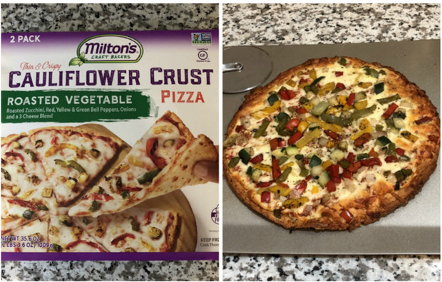 Costco Cauliflower Pizza
 Gluten free cauliflower crust pizza sold at Costco is a