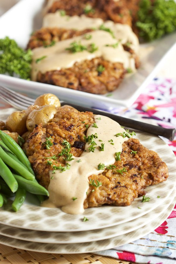 Country Fried Chicken
 Chicken Fried Steak with Country Gravy Recipe Girl