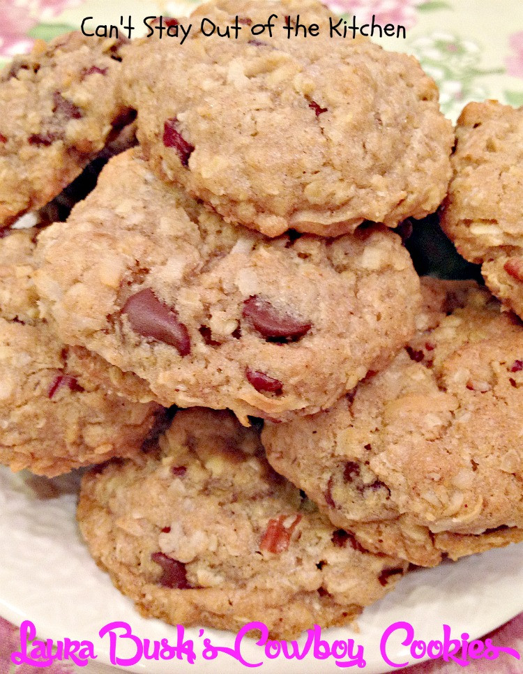 Cowboy Cookies Recipe
 Laura Bush s Cowboy Cookies Can t Stay Out of the Kitchen