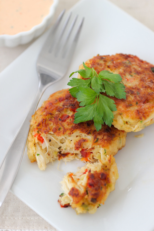 Crab Cake Sauce Recipe
 Crab Cakes With Roasted Red Pepper Sauce Olga s Flavor