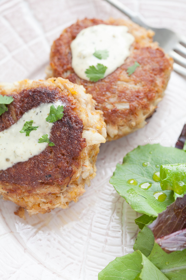 Crab Cake Sauce Recipe
 Crab Cakes with Rémoulade Sauce Against All Grain