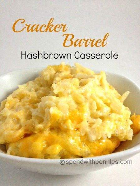 Cracker Barrel Potato Casserole
 Cracker barrel hashbrown casserole Hashbrown casserole