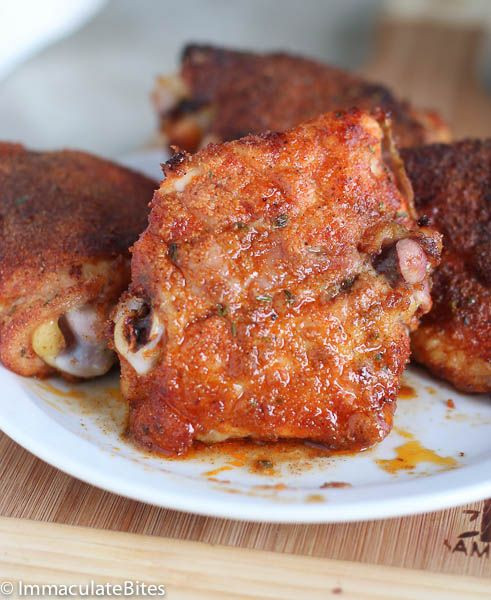Crispy Baked Chicken Thighs
 1000 ideas about Crispy Baked Chicken Thighs on Pinterest