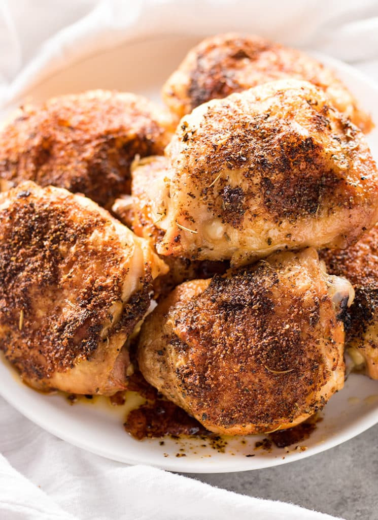 Crispy Baked Chicken Thighs
 Crispy Baked Chicken Thighs The Salty Marshmallow