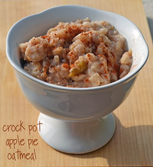 Crock Pot Apple Pie
 Ice Cream Before Dinner Crock Pot Apple Pie Oatmeal