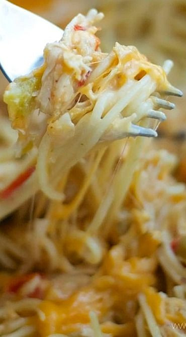 Crock Pot Chicken Spaghetti
 Crock Pot Cheesy Chicken Spaghetti Recipe