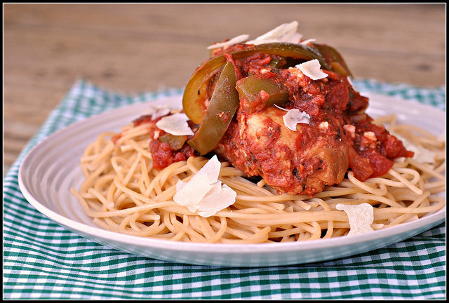 Crock Pot Chicken Spaghetti
 Crock Pot Chicken Spaghetti