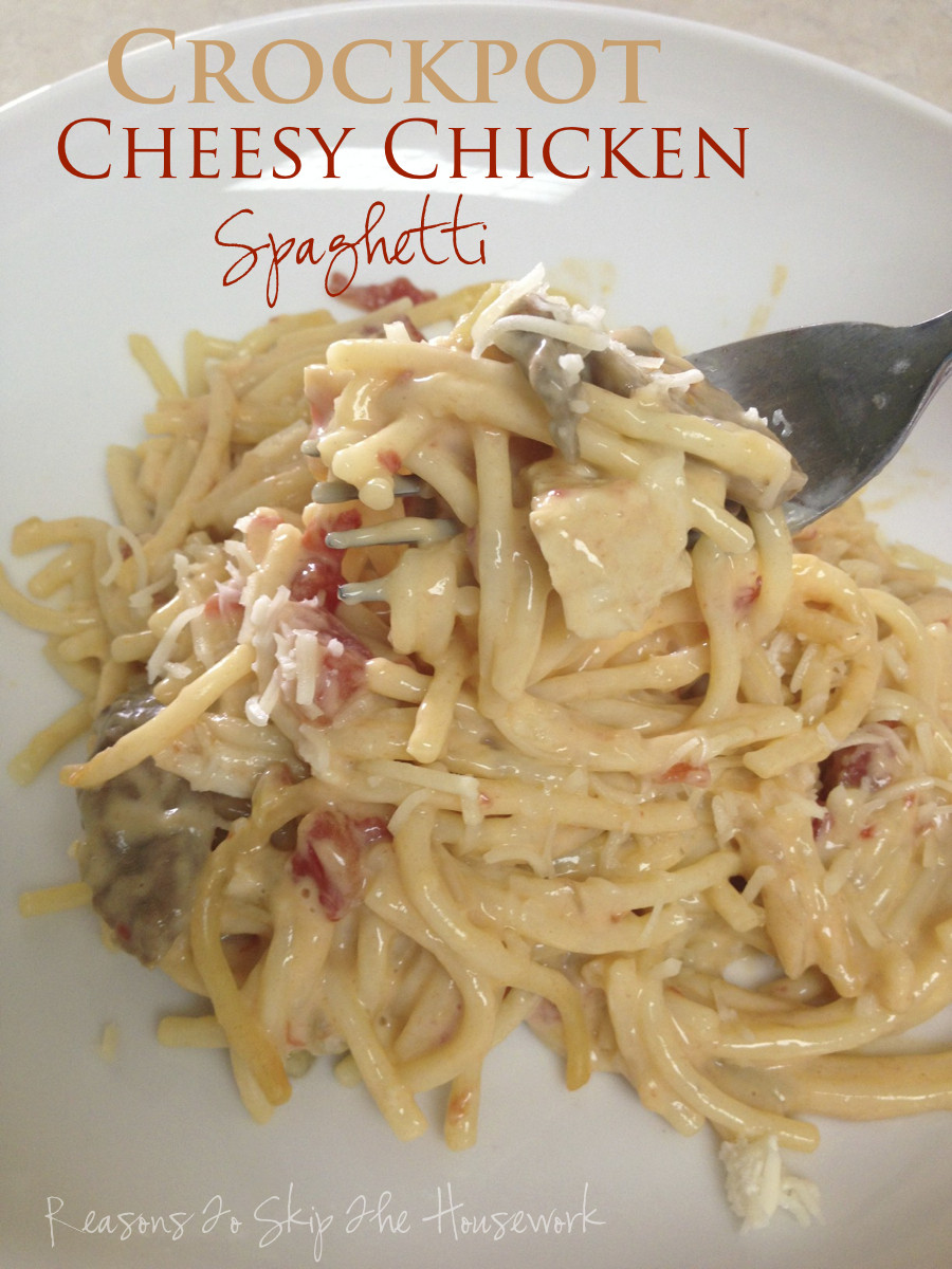 Crock Pot Chicken Spaghetti
 40 Crockpot Dinner Ideas