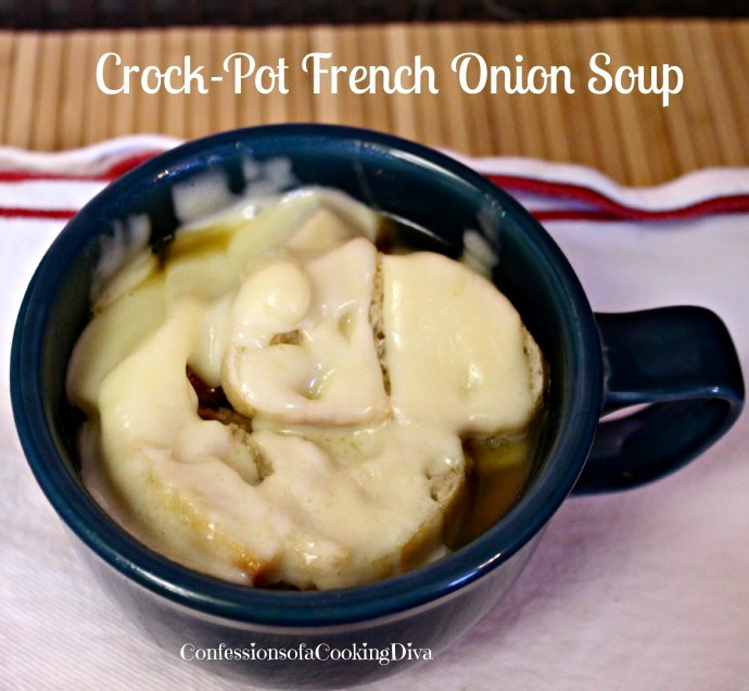 Crock Pot French Onion Soup
 Crock Pot French ion Soup Confessions of a Cooking Diva