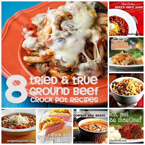 Crock Pot Ground Beef Recipes
 8 Tried & True Ground Beef Crock Pot Recipes Recipes