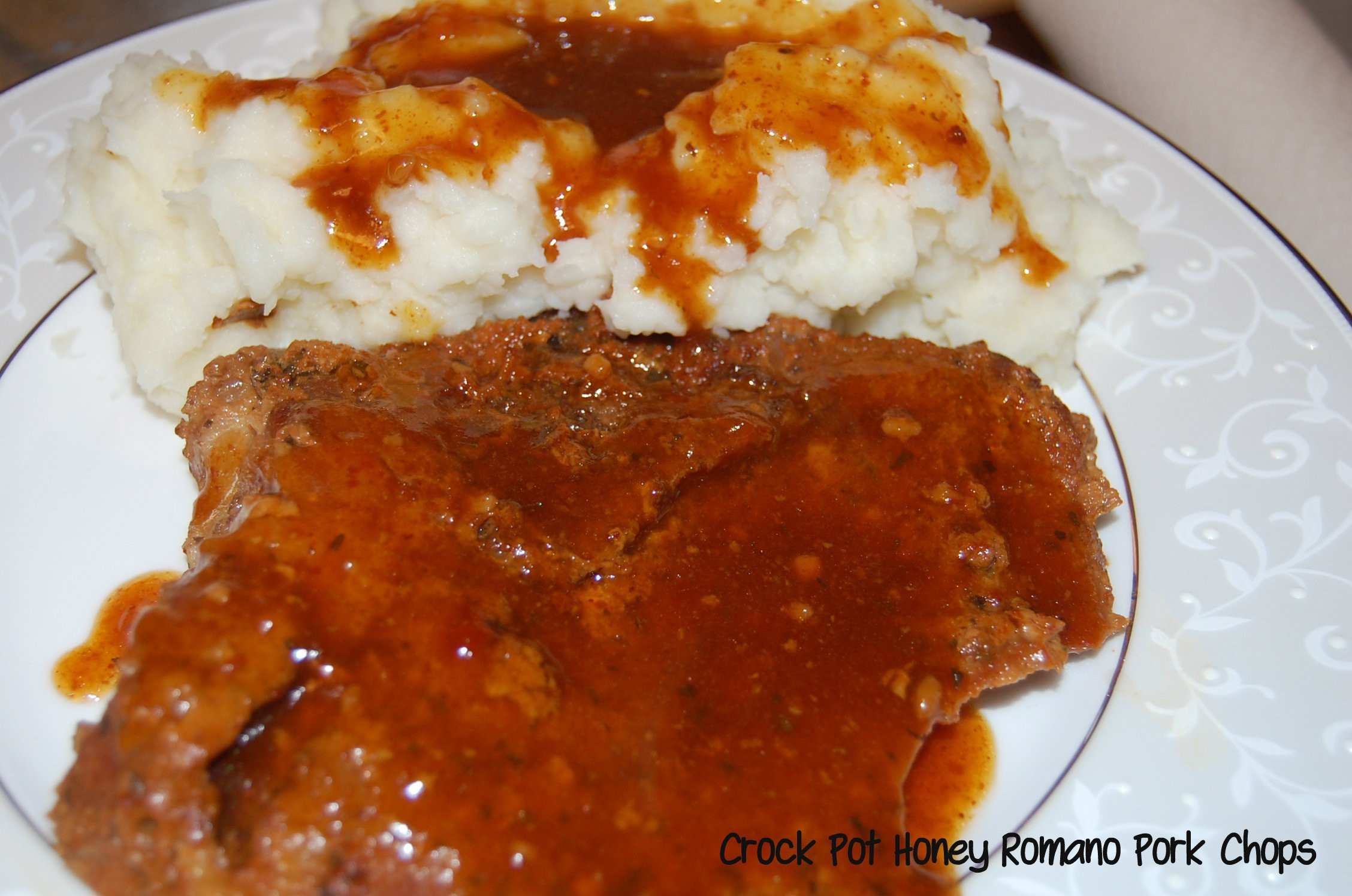 Crock Pot Pork Chops
 Crock Pot Honey Romano Pork Chops Who Needs A Cape